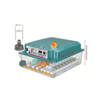 Chytrý automatický inkubátor, líheň pro 36 vajec, s krmítky