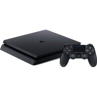 PlayStation 4 (PS4) + 2 ovladače + 2 top hry - Kompletní bal - 1