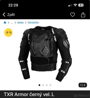 Prodám novy TXR body armor a chraniče na kolena a nohy