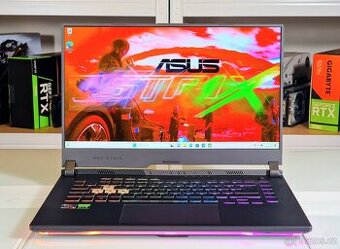 Herní notebook ASUS ROG STRIX | RYZEN 5800 | RTX 3060 | RGB