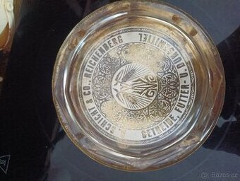 Starožitný popelník R. SCHICHT & CO., REICHENBERG REIDE,