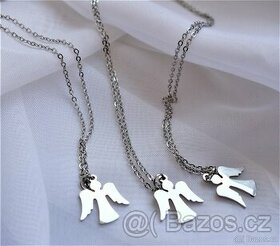 ANDÉL Náhrdelník z chirurgické oceli andílek strážníček dar