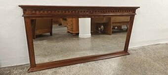 Rustikální zrcadlo, velké, nábytek z masívu