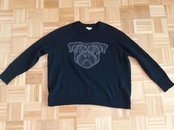 Dámský svetřík se psem H&M vel 46