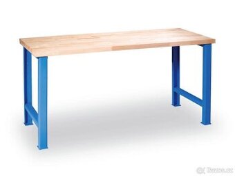 Dílenský pracovní stůl, buková spárovka, 2000x 660 x 840 mm