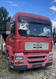 6x2 MAN TGA hák+HR Palfinger kontejner