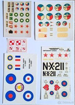 RETRO staré obtisky + samolepky Československo