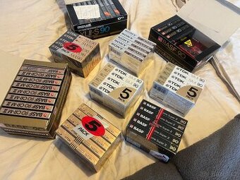 Kazety BASF TDK SONY MAXELL NOVÉ