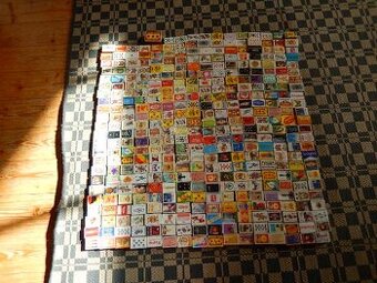 Krabičky od zápalek 380 kusů, prázdné, stav viz. foto.