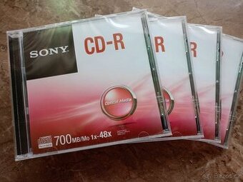 Prodám 4 ks nových CD na nahrání