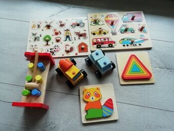 Dřevěné hračky - 7 ks