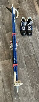 Prodám set - běžky 140 cm + hůlky + boty
