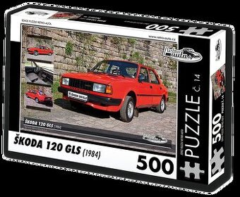 Puzzle nové- ŠKODA 120 GLS (1984) 500 dílků.