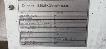 Kotel Benekov V-LING 25
