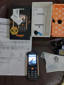 Mobil MyPhone Hammer Boost, DOKLAD, ZÁRUKA,super stav