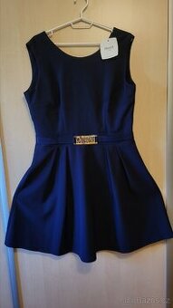 Šaty tmavě modré Duet