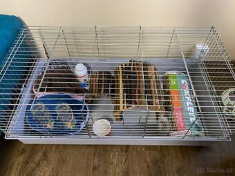 Vybavená klec na morče