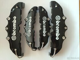 Kryty na brzdy Brembo - černé 4ks