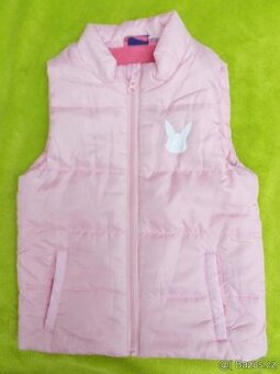 Jarní zateplená vesta se zajíčkem Lupiu vel. 116
