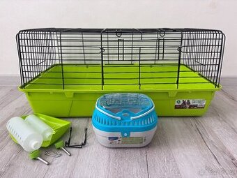 Klec pro králíka/morče - 85 cm - zelená