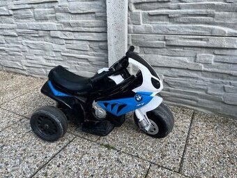 Elektrická motorka BMW S1000 RR modrá