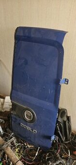 Fiat doblo opel zadní pravé dveře modre