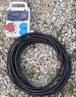 🔌 Stavební rozvaděč 400V / 230V – 16A, jištěný, přenosný 🔌