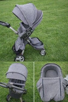 Stokke xplory v4 plný packet (korba, tj včetně korby, tašky)
