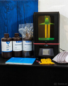 3D tiskárna Anycubic Photon SLA  + sada všeho co je na foto