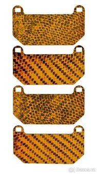 Karbonové podložky brzd Subaru STi Hel Performance