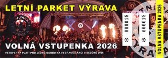 VÝRAVA - volná vstupenka na akci 2026