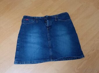 Riflová džínová sukně minisukně ONYX jeans velikost S