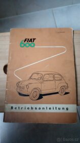 Fiat 600 kniha a brašna