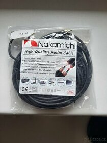 Audio kabel NAKAMICHI RCA (CINCH) - 7,5m