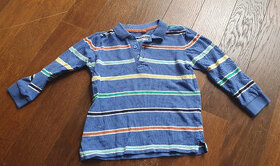Tričko M&S s dlouhým rukávem a límečkem, vel. 98/104 - 1
