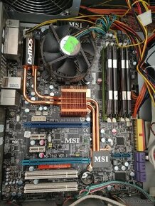 MSI Neo2 s procesorem a paměťama