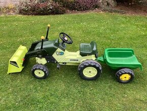 Dětský šlapací  traktor s valnikem