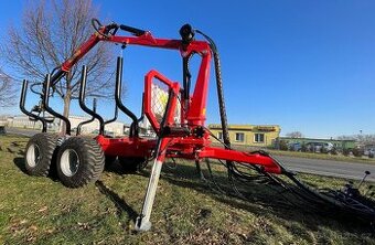 Vyvážečka dřeva HRW4 4X4 naviják pohony