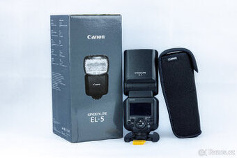 2 ks Blesk Canon Speedlite EL5 + 1 ks Canon Speedlite Transm