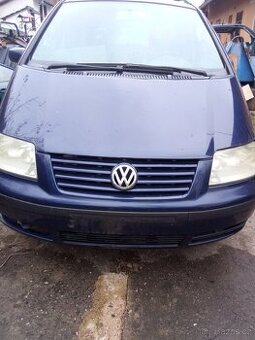 VW Sharan nárazník, světla, kapota, sedačky