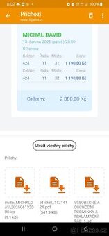 Vstupenky