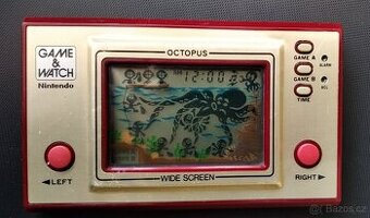 RETRO digitální hra NINTENDO Octopus Chobotnice