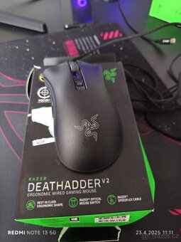 Razer Deathadder V2 ergonomic wired gaming mouse