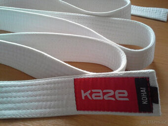 Karate pásek bílý kaze + chrániče S - 1