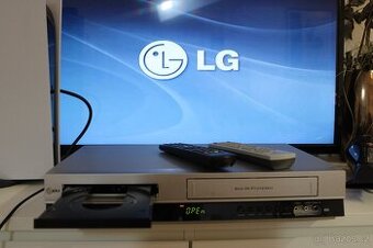 kvalitní LG COMBO DVD-VCR přehrávač/ rekorder V280, DVD,MP3,