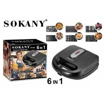 Sendvičovač SOKANY 6v1