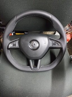 Multifunkční zkosený volant Škoda Superb 2 facelift