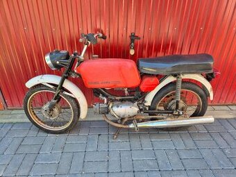 Jawa 23 Mustang bez TP, červený původní 4.