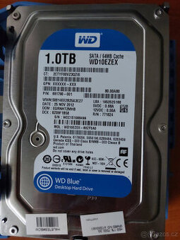 3.5" SATA HDD WD Blue, 1 TB