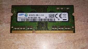 Samsung DDR3 4GB 1Rx8 PC3L-12800S – notebooková RAM - 1